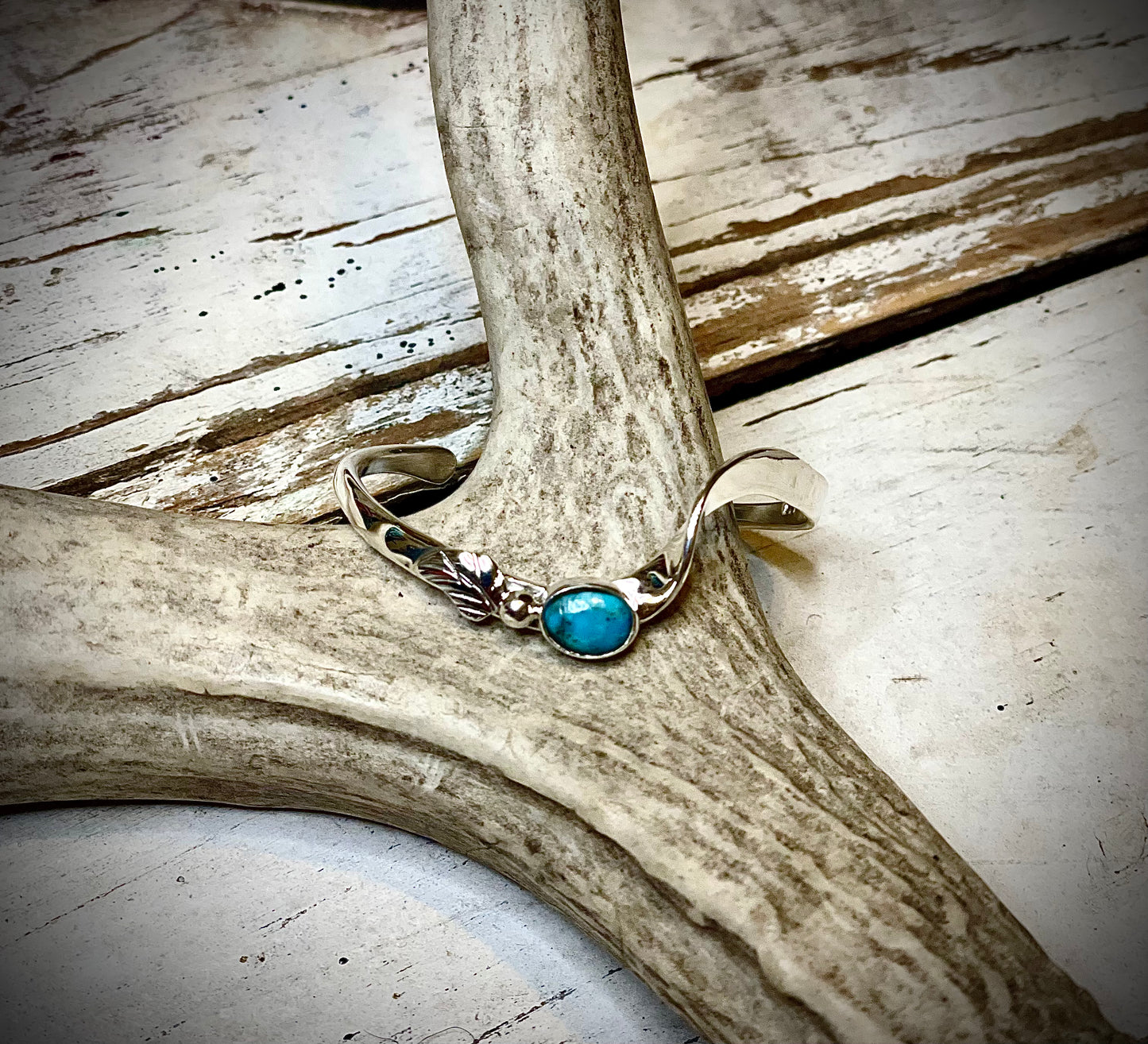Turquoise Wave Baby Cuff