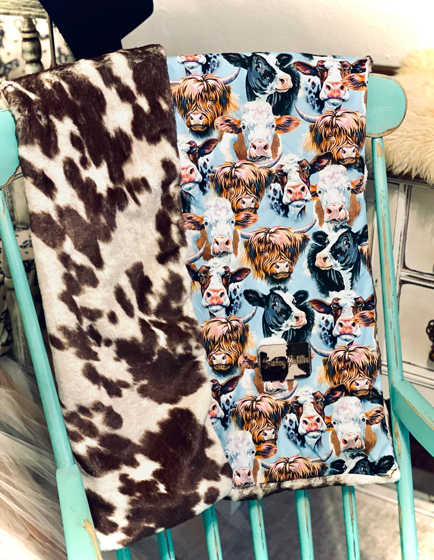 Cattle/Cow print Blanket