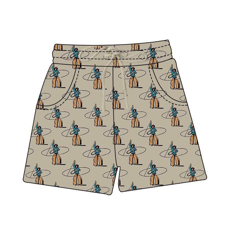 Gone Roping Boy Shorts