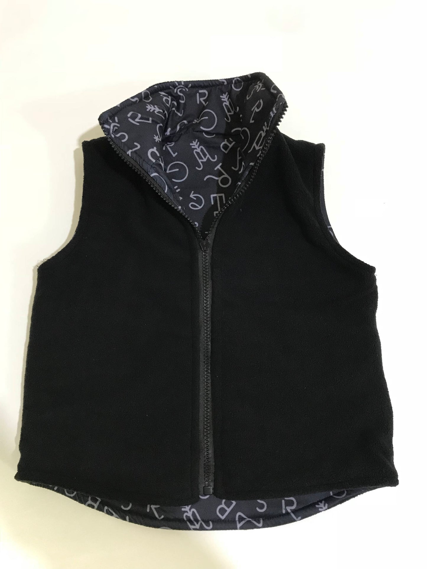 Black Branded Vest