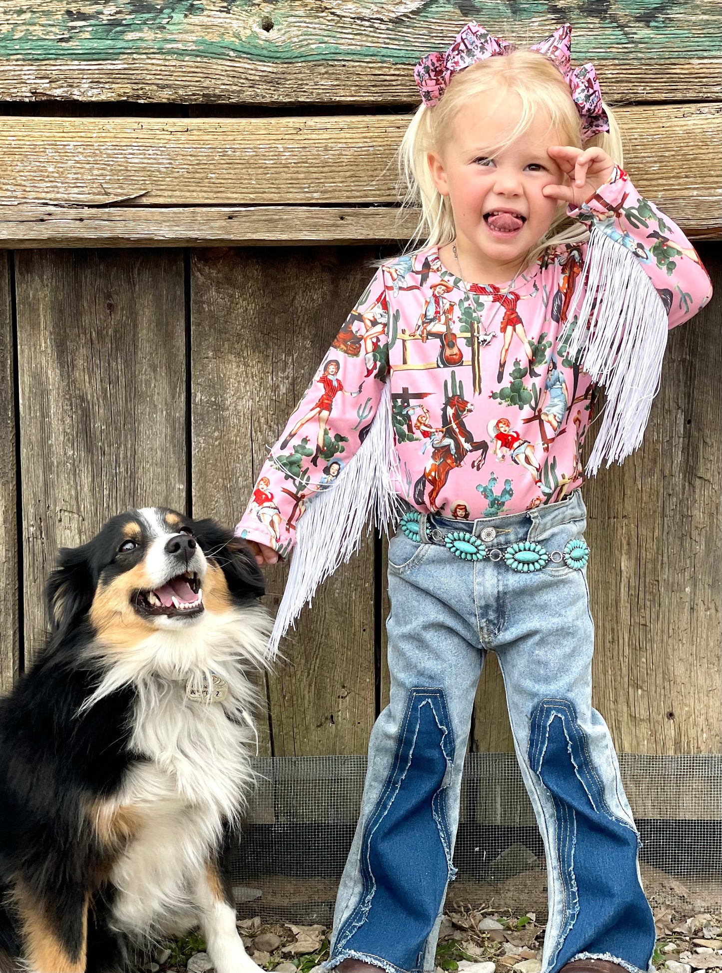 Wild West Cowgirl top