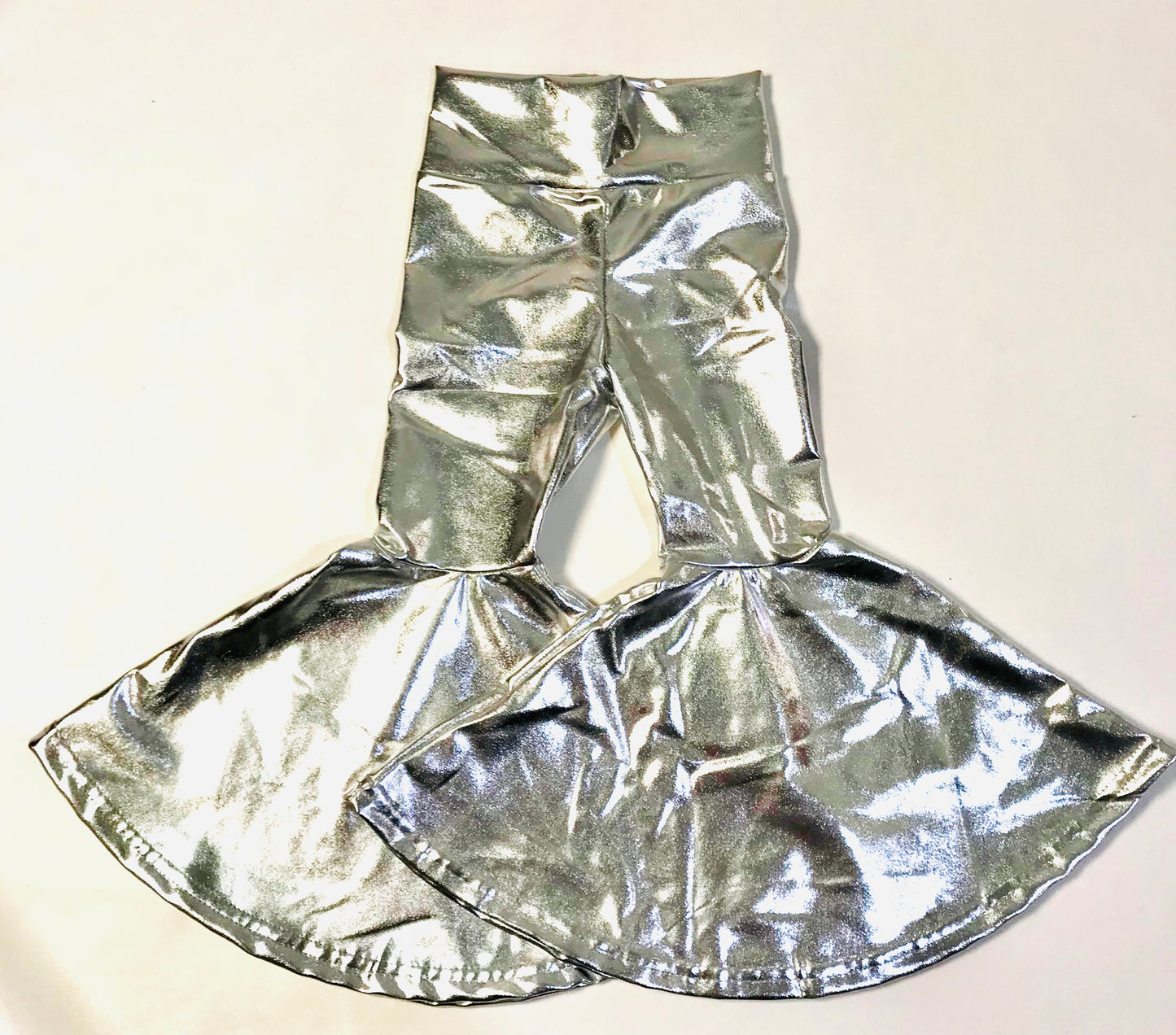 Silver Pleather Bells