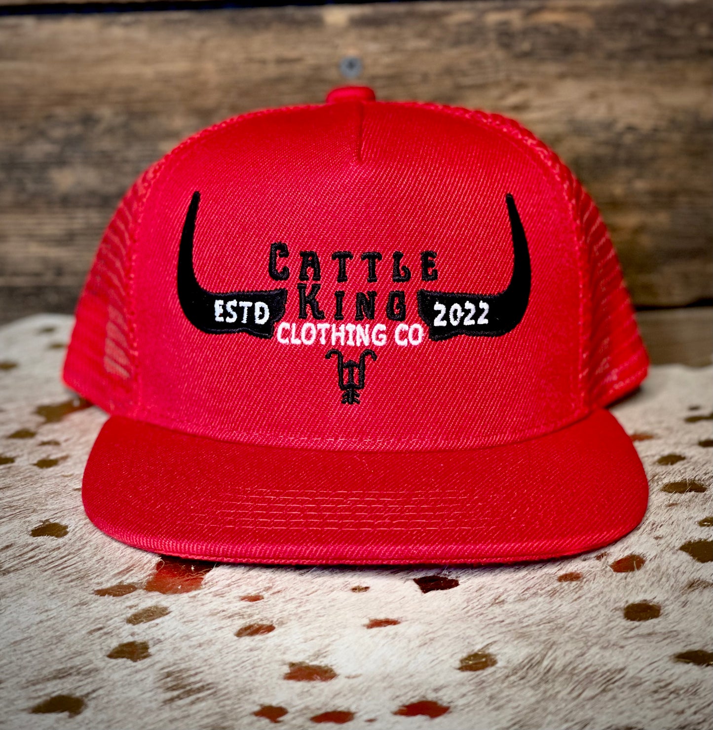 Cattle King Cap Red