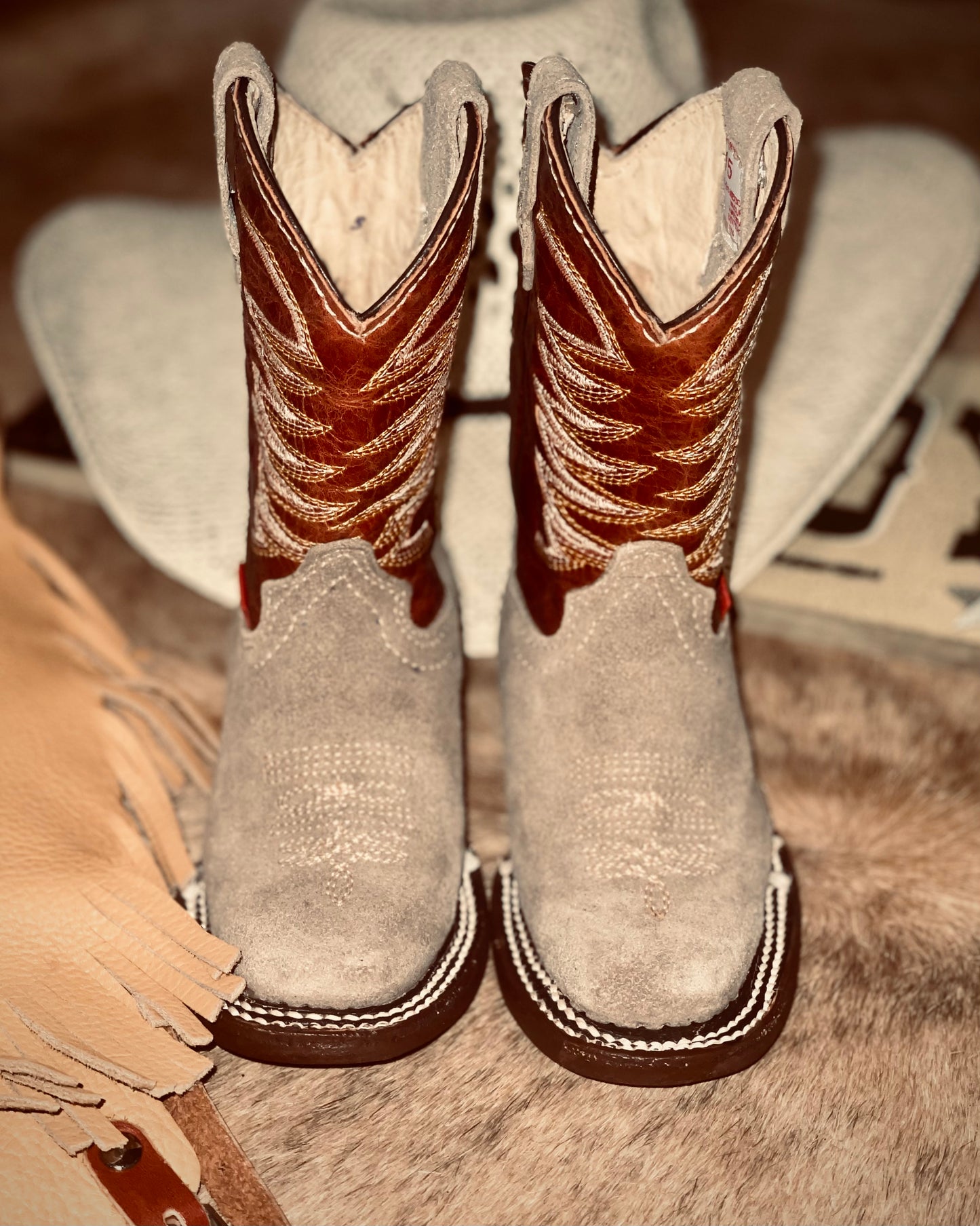 Tan Roughout Boots