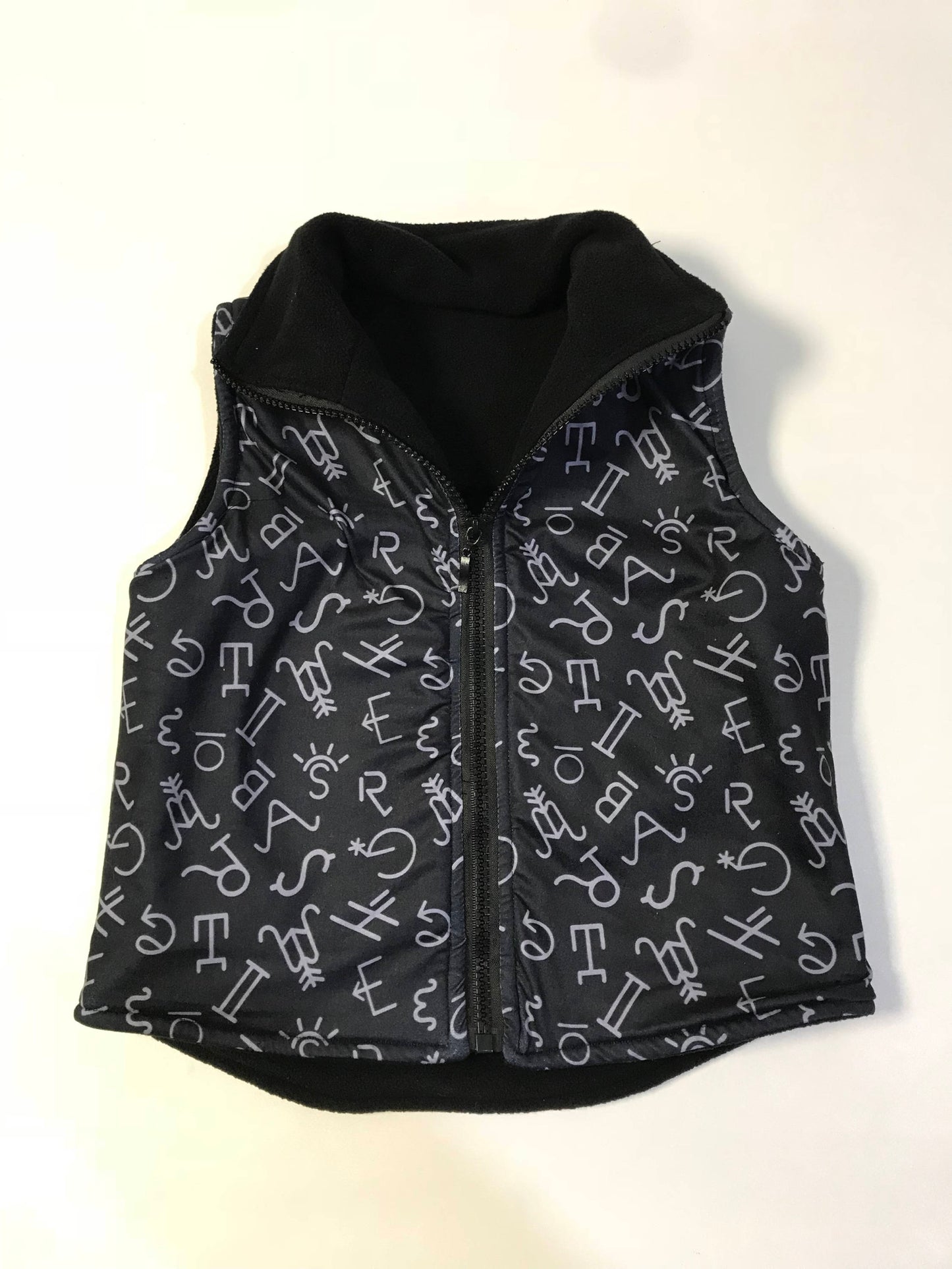 Black Branded Vest